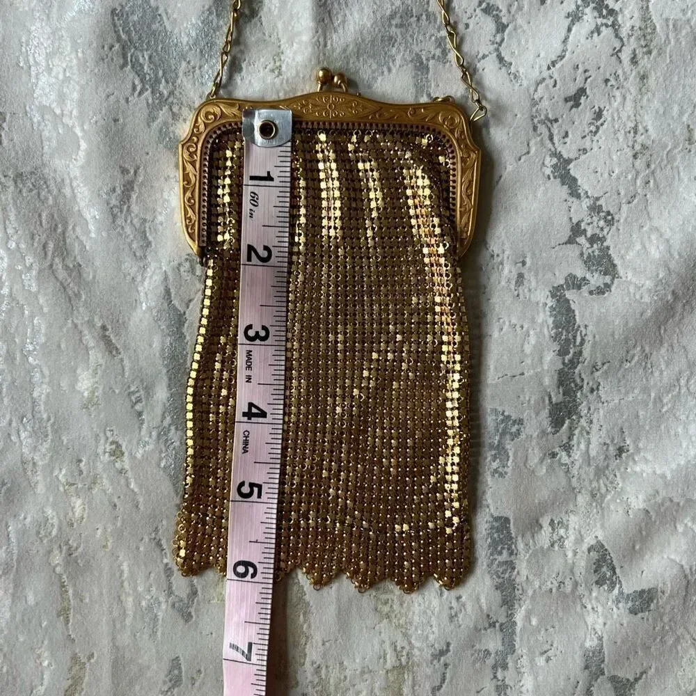Whiting and Davis Art Deco Chain Mail Cigarette Holder Gatsby 1920s
